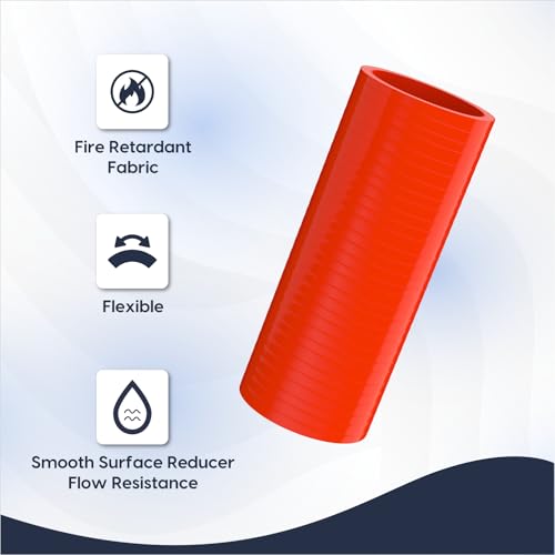 Endure 2" ID Straight Silicone Coupler Hose (51mm) High Temp 4-Ply Reinforced Length(152mm) Thickness(5mm), Intake Piping, Couplers for High Performance Vehicles, Automotive Silicone Hose - Red - Image 4