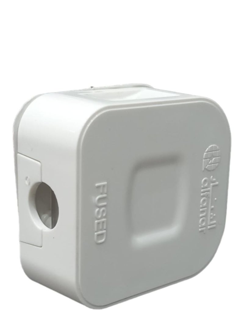 alfanar 13 Amp Flat 3 Pin Plug Adapter for Home Use Electrical Devices Heavy Duty Power Connector - Image 4