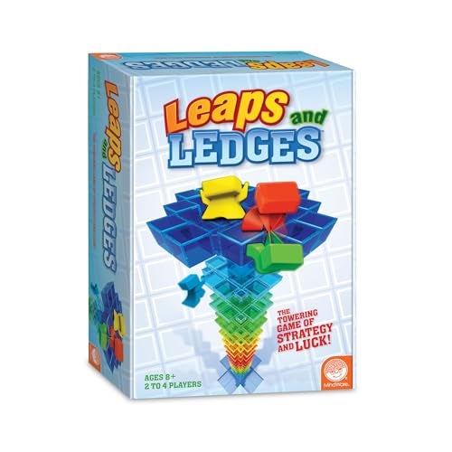 MindWare Leaps and Ledges Strategy Game Ages 8 Fun Party Game and Family Game Night Activity for Kids Teens and Adults 2 to 4 Players - Image 1