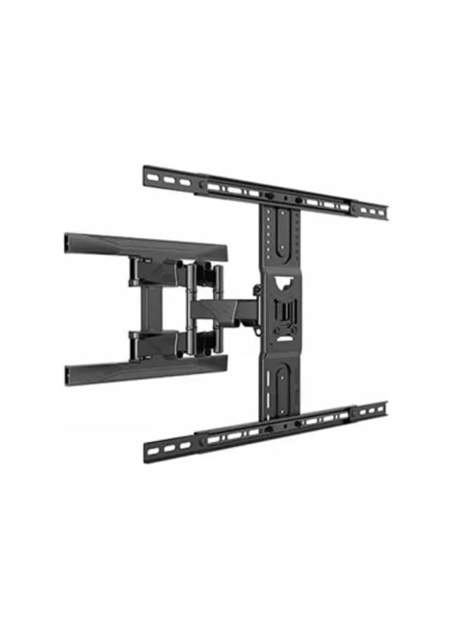 P6 Full Motion Ultra Slim Double Arm TV Wall Mount – Compatible with 45-80 Inch TVs – Heavy Duty Bracket with 46 kg Weight Capacity – Extendable & Adjustable Design (441mm Height x 635mm Length) – Sleek Space-Saving TV Mount for LED, LCD & OLED Screens