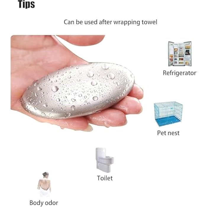 Say goodbye to the smell of onions, garlic, and fish. Just rub it in your hand under water... the smell disappears in seconds. One piece. - Image 5