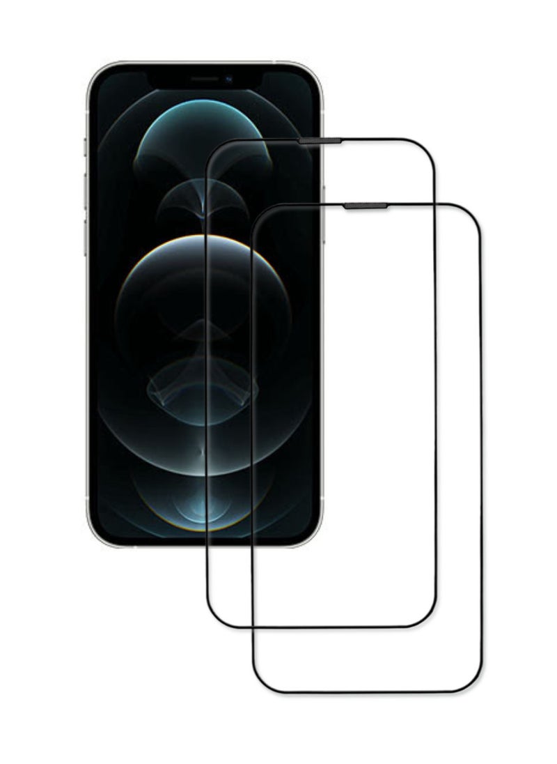 ACLIX 2 Pieces Antistatic ESD Dustproof Premium Quality High Definition Tempered Glass Screen Protector Designed For  iPhone 12 Pro Max - Image 1