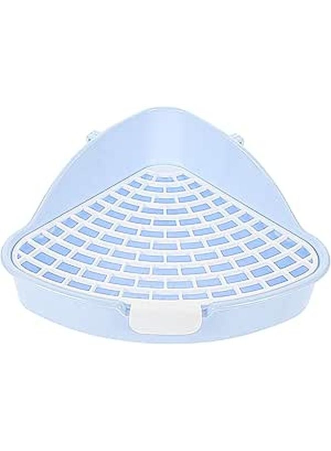 Large Plastic Rabbit Litter Box Potty Trainer Tray Sturdy Cage Supply - Image 1