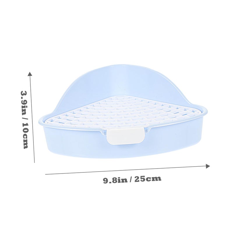 Large Plastic Rabbit Litter Box Potty Trainer Tray Sturdy Cage Supply - Image 3