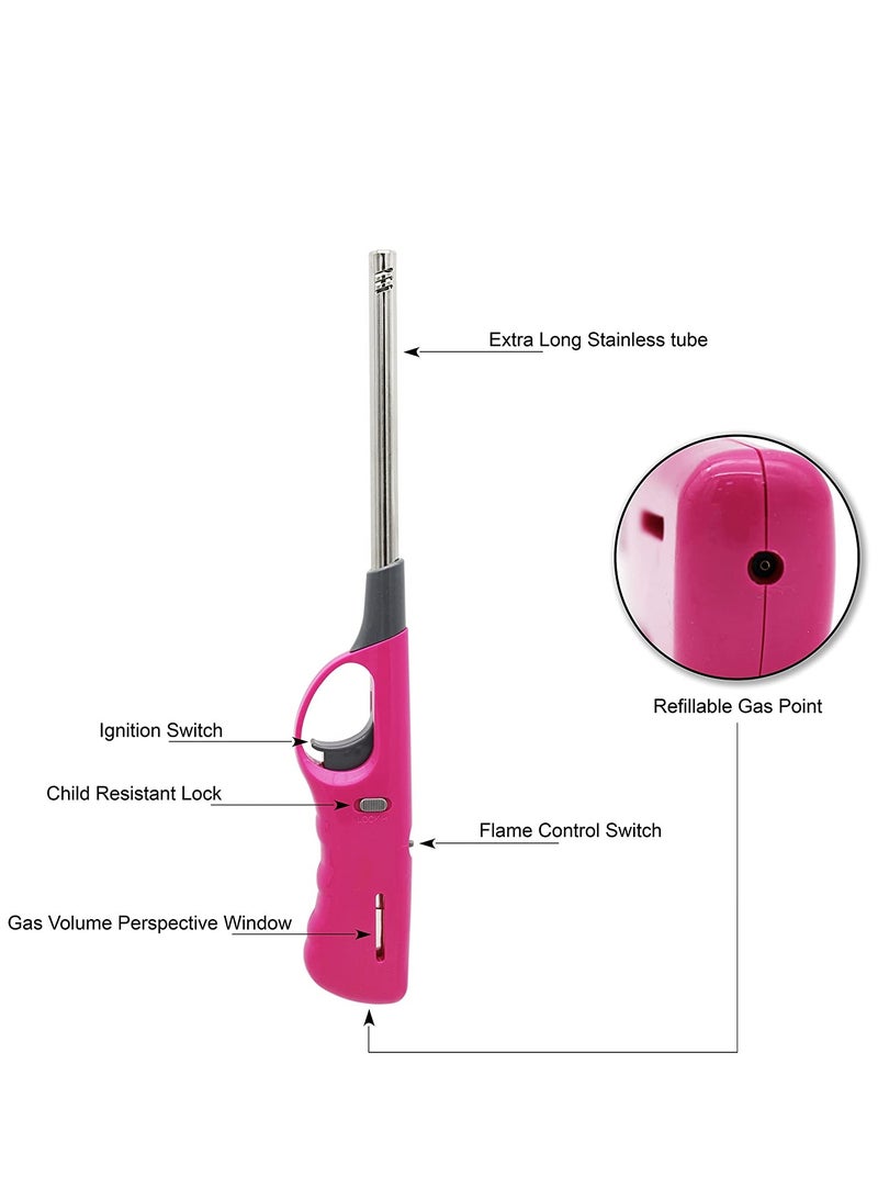 GO2CAMPS Kitchen Lighter, Incense Charcoal Lighter,Bakhoor Charcoal Lighter,Lighter for BBQ, Butane Stove Lighter, Cooking Torch Culinary Lighter Butane Refillable (Butane Not Included) - Image 3