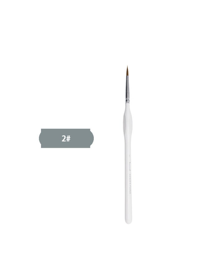 Nine Extremely Three-sided Drawing Pen Watercolor Gouache Brushwork Outline Tracing Pen Drawing Surface-drawing Photo Pen Extra Traditional Chinese Painting Hand-painted - Image 1