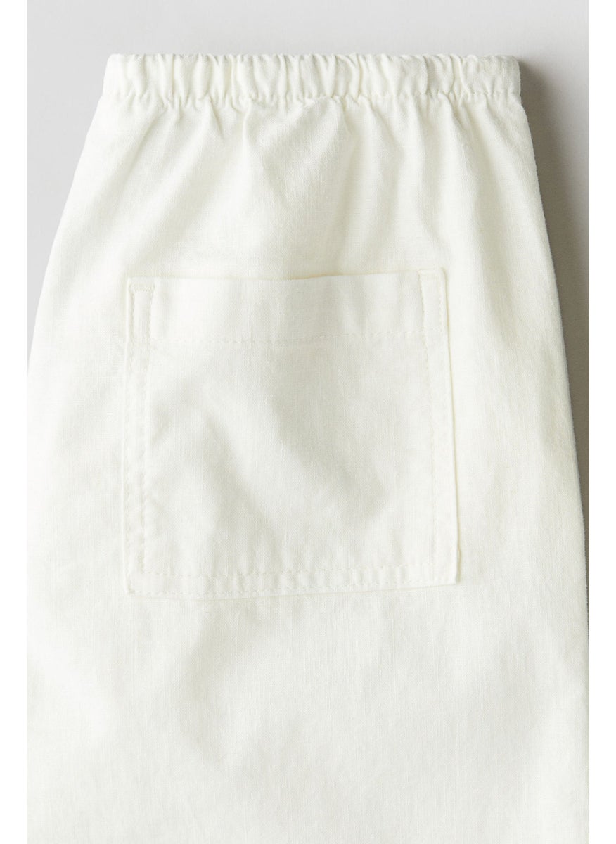 H&M Linen-Blend Trousers  - Image 5