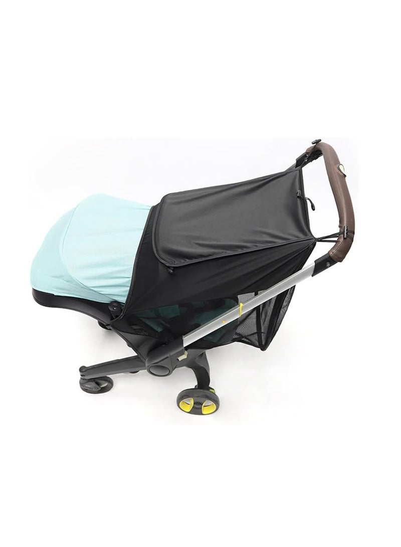 Excefore 2 in 1 Strollers Sun Shade Net Baby Stroller and Carseat Sunshade Extension UV Protection Sun Cover Awning Umbrella 360° Full Coverage Snooze Shade Breathable Sun Protection Canopy - Image 2