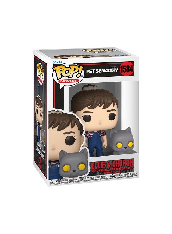 Funko POP! & Buddy: Pet Sematary - Ellie Creed & Church - Pet Sematary 1986 - Collectable Vinyl Figure - Gift Idea - Official Merchandise - for Kids & Adults - Horror Fans - Image 1