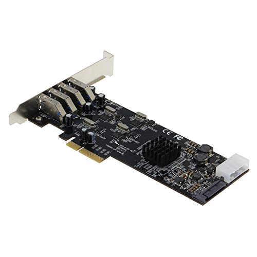 Sedna - PCIe X4 4 Port USB 3.1 Gen 1 (5Gbps) Adapter (Real 5Gbps per Port, Total throughput = 20 Gbps) - Image 3