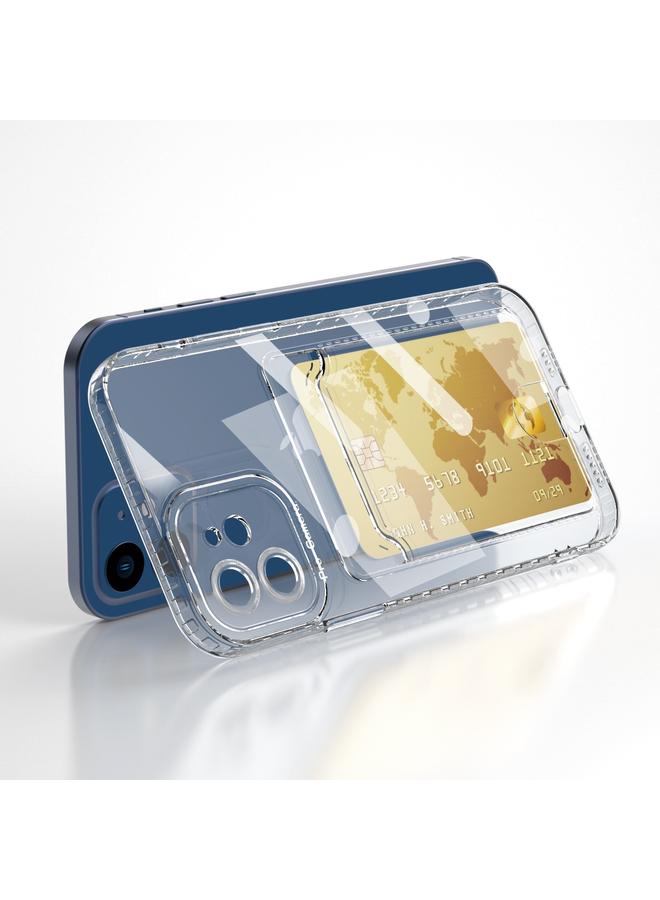 S-TOP Case For iPhone 11 Card Bag Shockproof Transparent Phone Case - Image 2