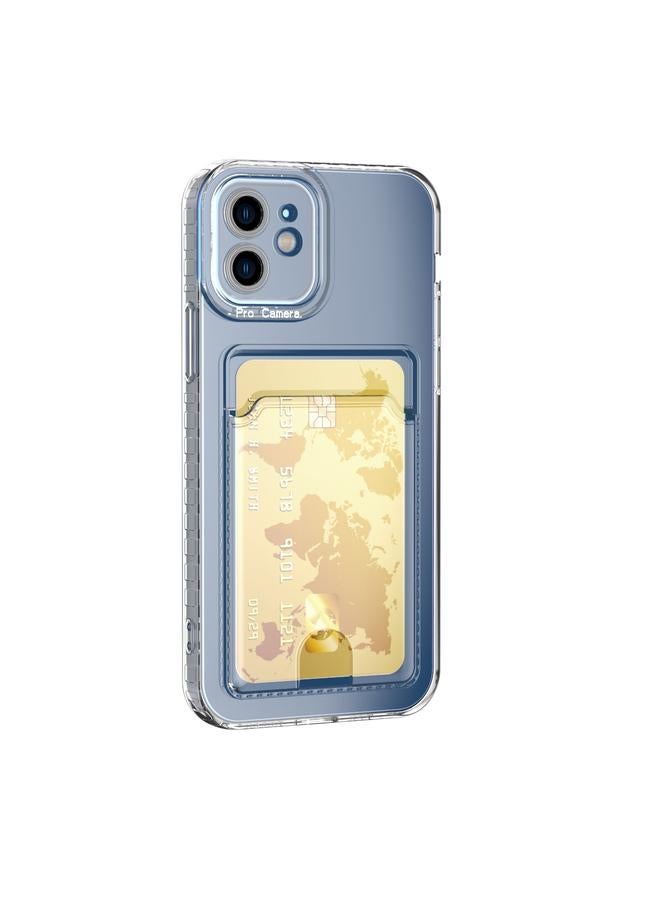 S-TOP Case For iPhone 11 Card Bag Shockproof Transparent Phone Case - Image 1
