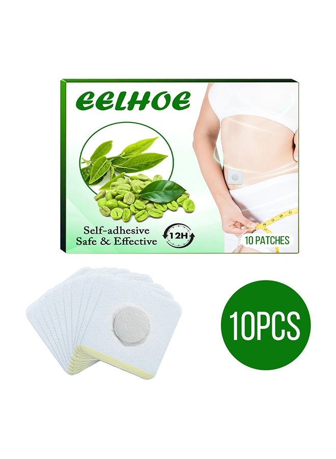 EELHOE Self-adhesive Safe & Effective,10 PCS Slimming Patch Natural Herbal Essence Fat Burn Slim Products Body Belly Waist Losing Weight Cellulite Slimming Sticker - Image 1
