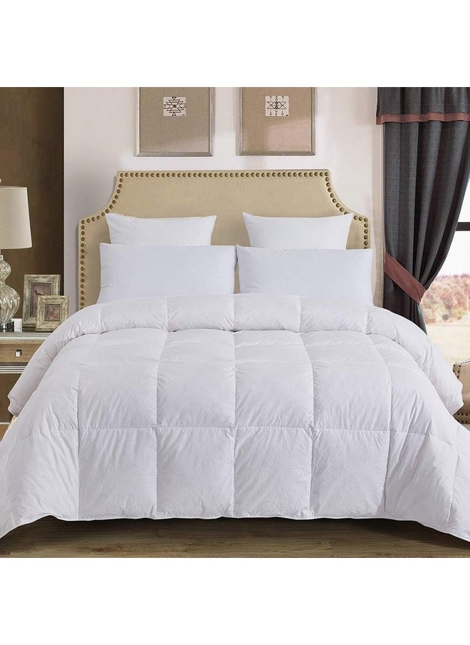 MYK MYK Soft Solid Single Size Duvet Microfiber White  - Image 1