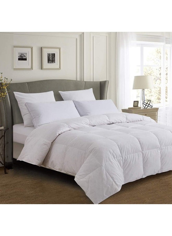 MYK MYK Soft Solid Single Size Duvet Microfiber White  - Image 2