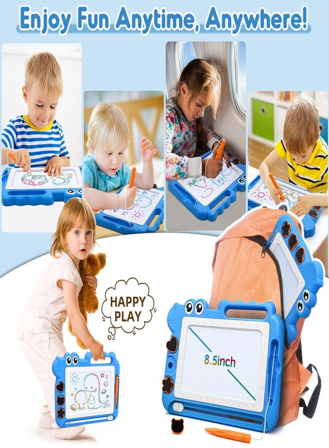 AiTuiTui Magnetic Drawing Board Toddler Toys Gift for 2 3 Year Old Girls Boys, Sketch Writing Doodle Pad Age 2-4 Travel Games, Educational Learning Kids Toys for Toddlers Birthday (Blue) - Image 2