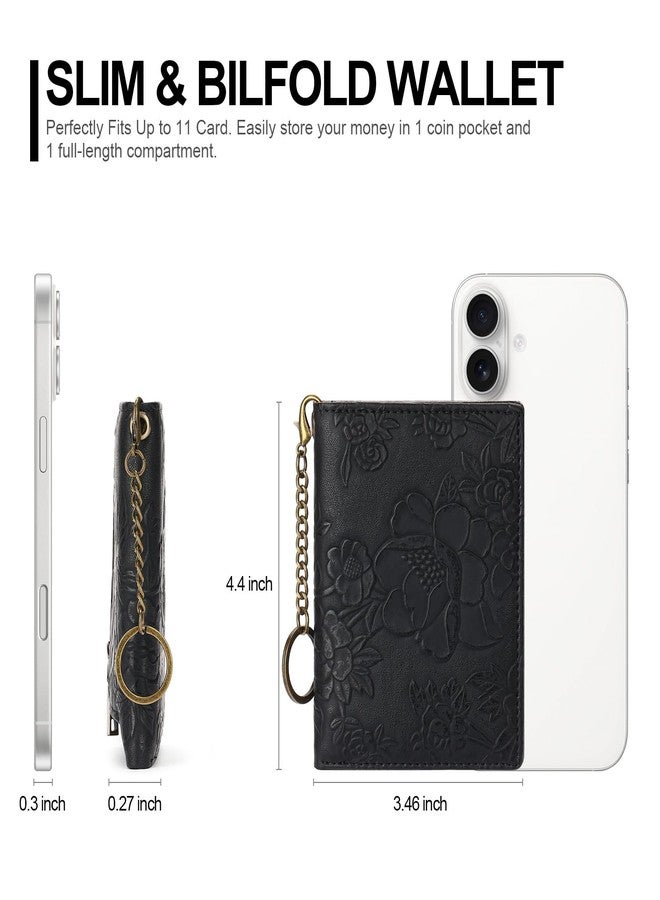 FALAN MULE Small Wallets Woman Slim RFID Blocking Mini Credit Card Holder - Image 5