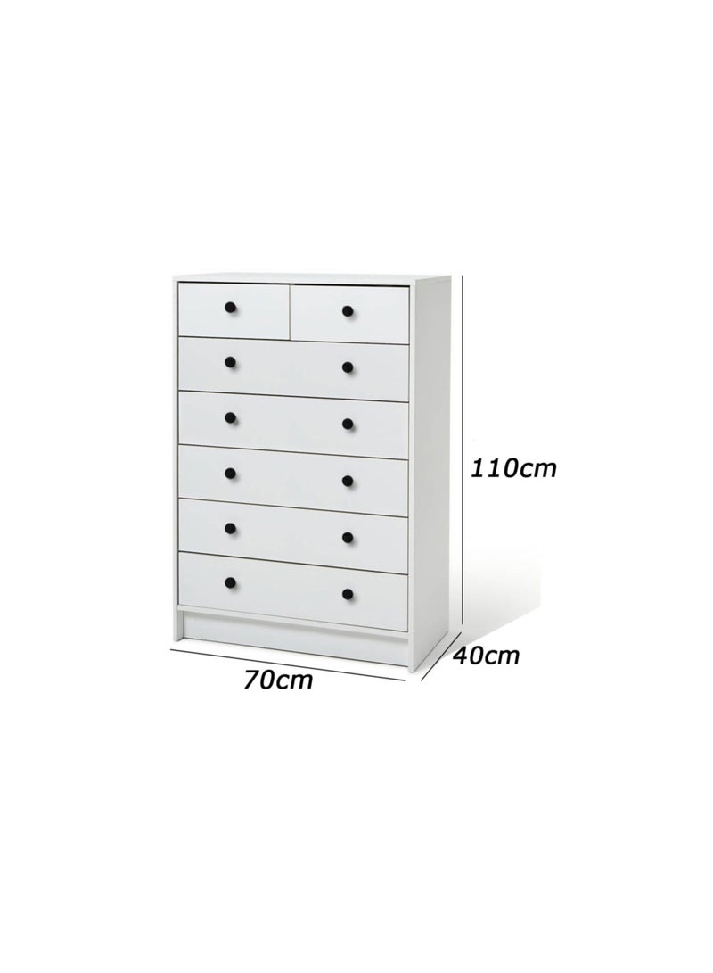 Furniture Store Modern MDF drawer unit - Height 110 cm - Width 70 cm - Depth 40 cm, from Furniture Store. - Image 4