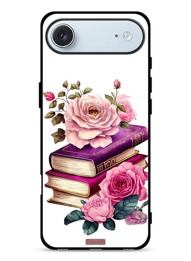 Tolwak Apple iPhone Air Protective Case Cover Roses And Books - Image 1