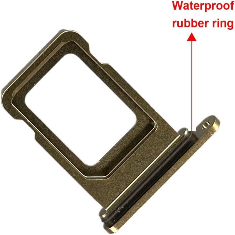 Perzework حامل فتحة بطاقة SIM بديل لجهاز iPhone 13 Pro و iPhone 13 Pro Max (الأخضر الجبلي) مع حلقة مطاطية مقاومة للماء ودبوس إخراج (نسخة بطاقة SIM واحدة) - Image 2