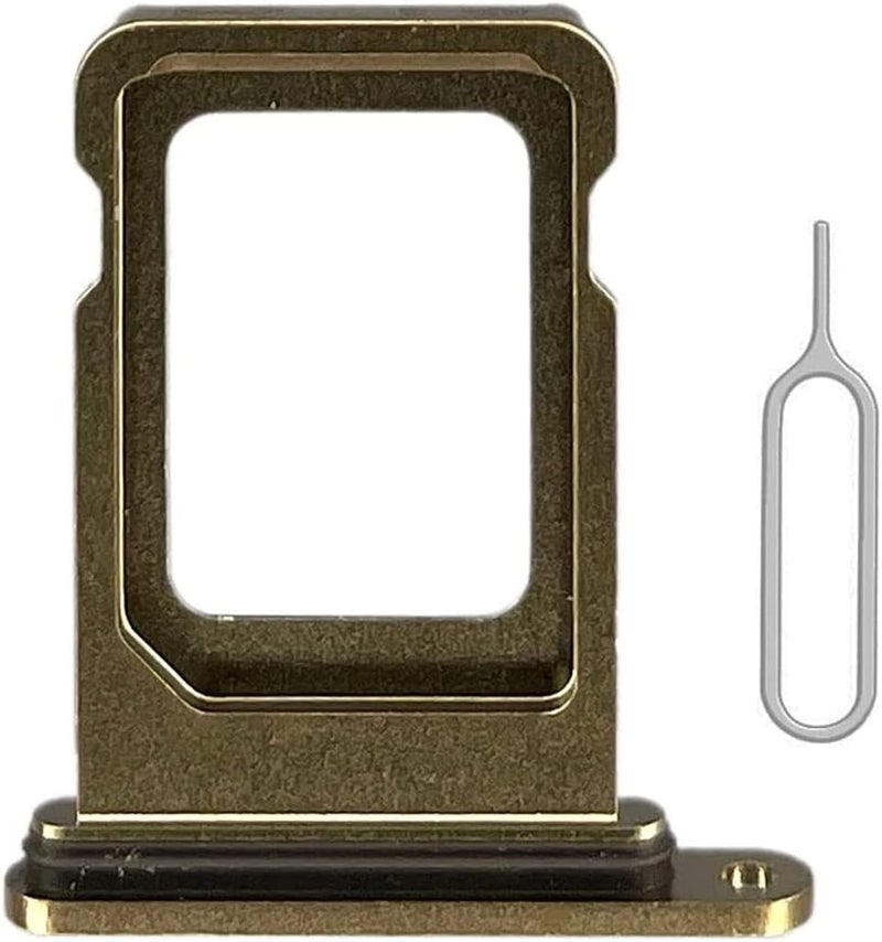 Perzework حامل فتحة بطاقة SIM بديل لجهاز iPhone 13 Pro و iPhone 13 Pro Max (الأخضر الجبلي) مع حلقة مطاطية مقاومة للماء ودبوس إخراج (نسخة بطاقة SIM واحدة) - Image 1