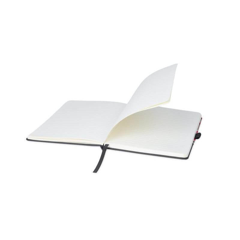 Santhome A5 Sadu Hardcover Notebook with Traditional Fabric Cover – 192 Smooth Lined Pages, Pen Loop, Elastic Closure & Ribbon Marker for Writing, Journaling, Office Notes, Study, Travel & Gifting - Image 3