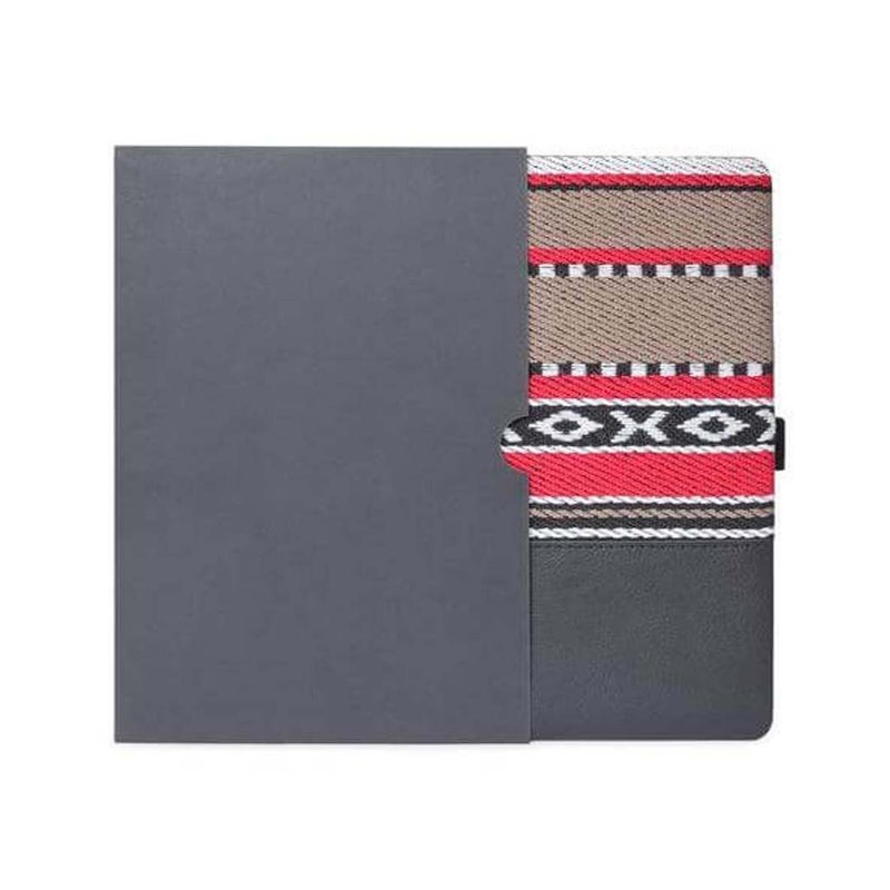 Santhome A5 Sadu Hardcover Notebook with Traditional Fabric Cover – 192 Smooth Lined Pages, Pen Loop, Elastic Closure & Ribbon Marker for Writing, Journaling, Office Notes, Study, Travel & Gifting - Image 1