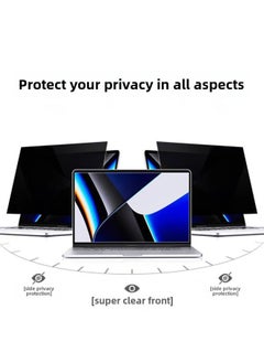 Generic For Apple Macbook Anti-peep Film Notebook 14 Inch Anti-peeping Computer Screen Protection Film-Color:MacBook 13.3Air 2013/2017-Size:Korea Import Snap-on Privacy Film (including Film Application Tools)  - Image 2