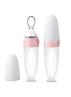 Termichy Baby Food Dispensing Spoon Squeeze Feeder Dispenser For Baby Self Feeding Bottle Spoon  - Image 1