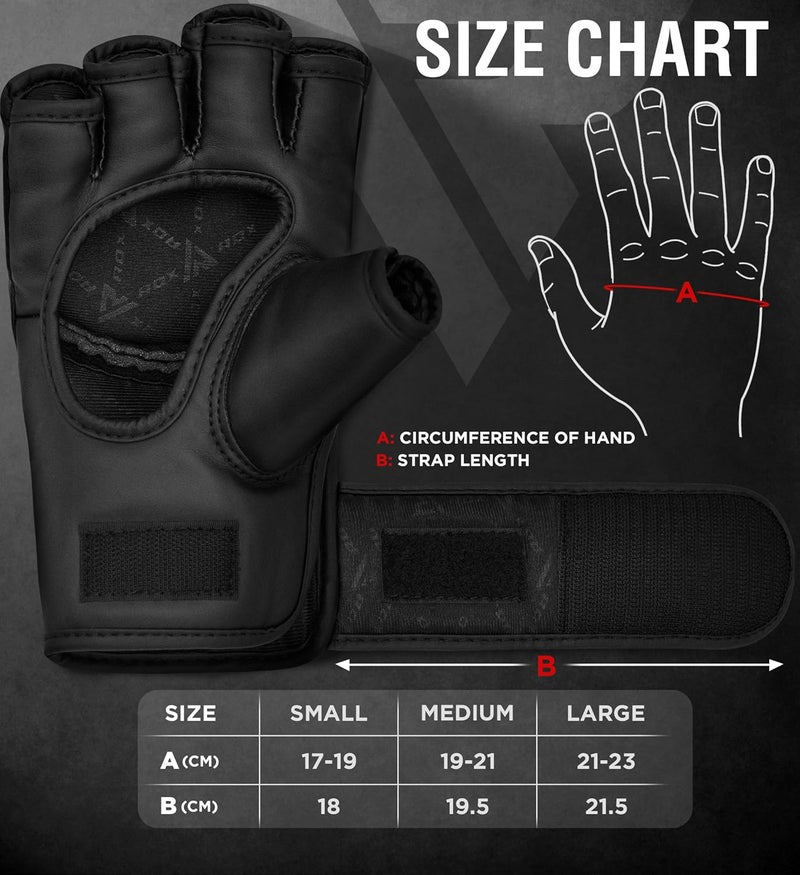 Rdx Women's MMA Gloves Grappling Martial Arts Sparring Punching Bag Cage Fighting Maya Hide Leather Mitts Combat Training - Image 5