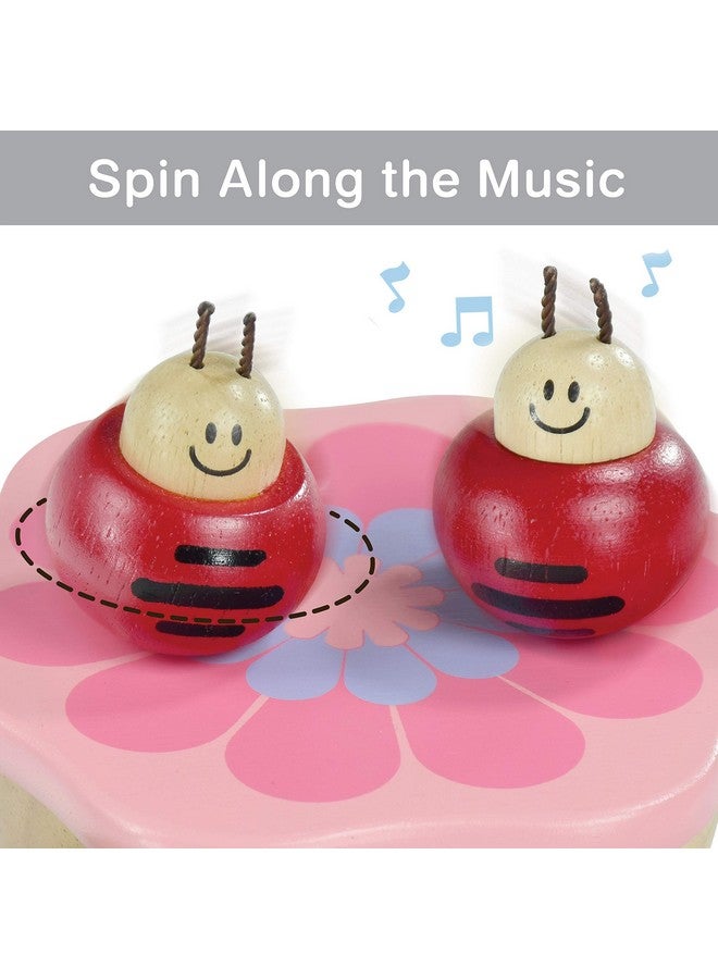 I'm Wooden Music Box Mechanism - Rock n Roll Dancing Bug on Flower Playing Minuet No.3 for Kids (Ladybug) - Image 5