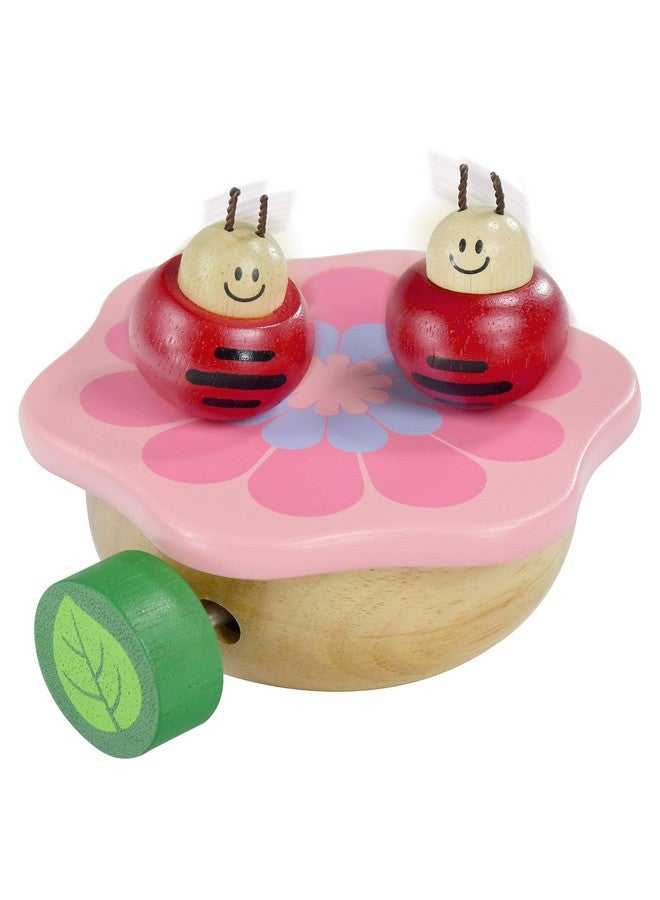 I'm Wooden Music Box Mechanism - Rock n Roll Dancing Bug on Flower Playing Minuet No.3 for Kids (Ladybug) - Image 2