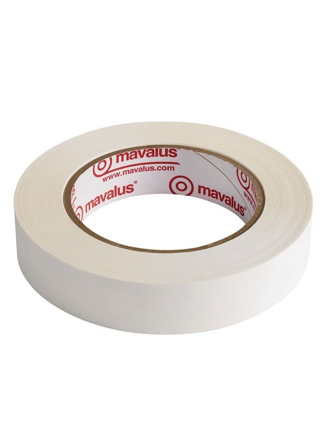 مافالوس شريط 1 بوصة × 45 ياردة أبيض (كبير) - Image 3