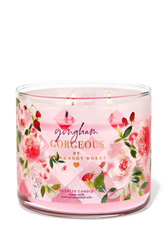 Gingham Gorgeous 3-Wick Candle 411g