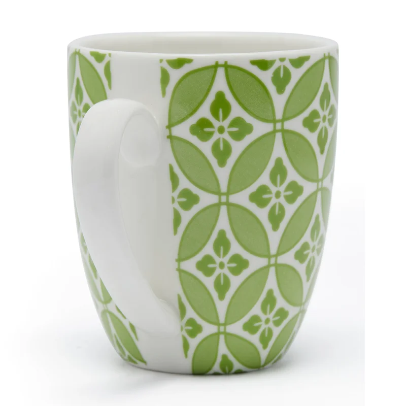 Simply Kitchen Floral Mm Embossed Tile Ceramic Mug