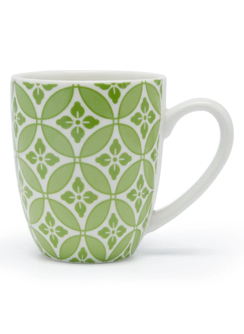 سيمبلي كيتشن Floral Mm Embossed Tile Ceramic Mug