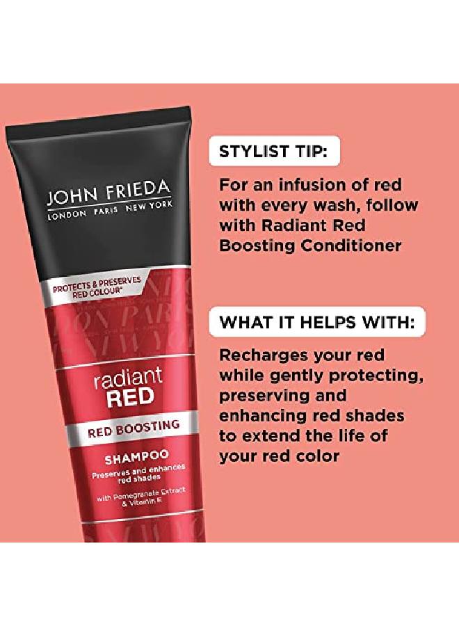 John Frieda Radiant Red Colour Protecting Shampoo 8.45 Oz (Pack Of 2) - Image 3