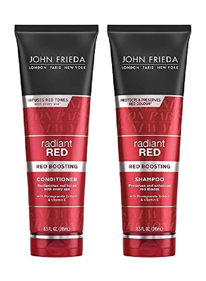John Frieda Radiant Red Colour Protecting Shampoo 8.45 Oz (Pack Of 2) - Image 2