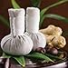 Lamoone Premium Thai Herbal Massage Ball Aroma Compress Ball 100 Natural herb for Spa and Athletes 150gram 529oz Each Pack of 2 - Image 1