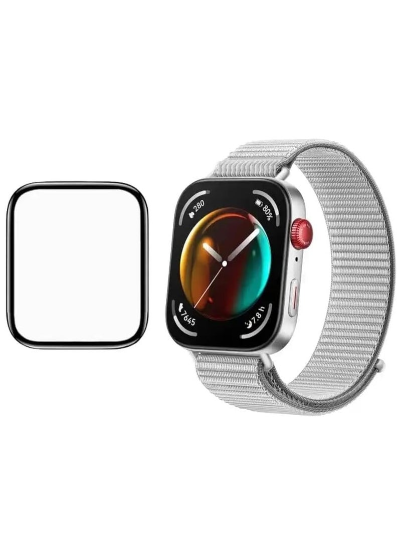 MIGOFAST 3D Screen Protector Compatible with Huawei Watch Fit 3 Anti scratch screen protector Not Glass - Image 1