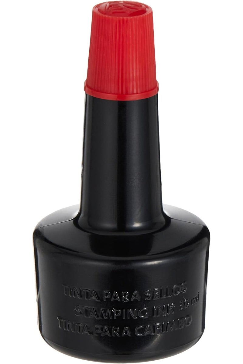 Pelikan حبر وسادة الطابع 30 مل، أحمر - Image 3