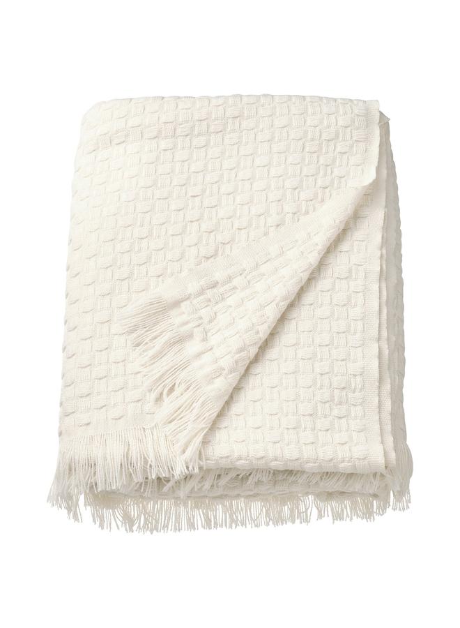 erorex Throw, off-white, 130x170 cm - Image 1