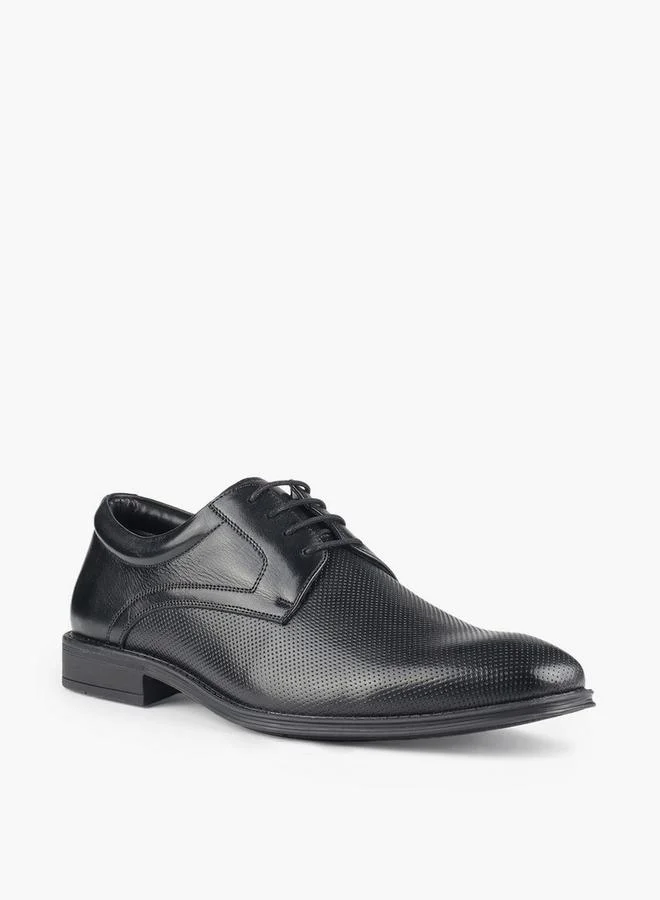 LBL By Shoexpress Men Lace-Up Leather Derby Shoes