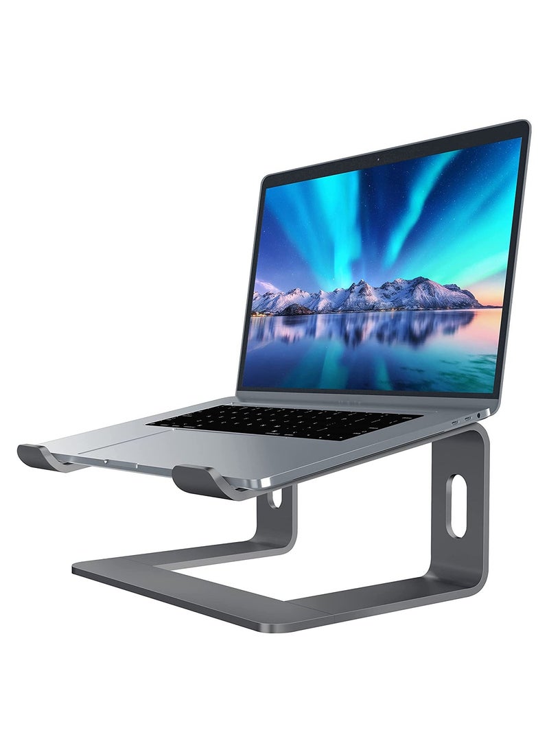Home & More - Elegant and Simple Deigned Aluminum Alloy Laptop Stand Compatible with 10 to 16 inches Laptops - Image 1