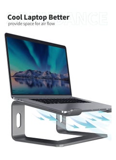 Home & More Elegant and Simple Deigned Aluminum Alloy Laptop Stand Compatible with 10 to 16 inches Laptops  - Image 4