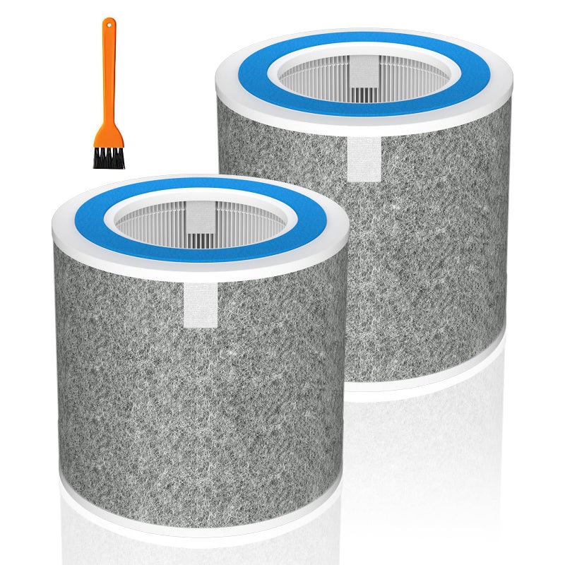 2 Pack HP102 Filter Compatible with Shark HP152 HP102PET HC450 HC450C HC451 HC452 HC452C HC455 HP100 HP100C HP102C HP105 Model