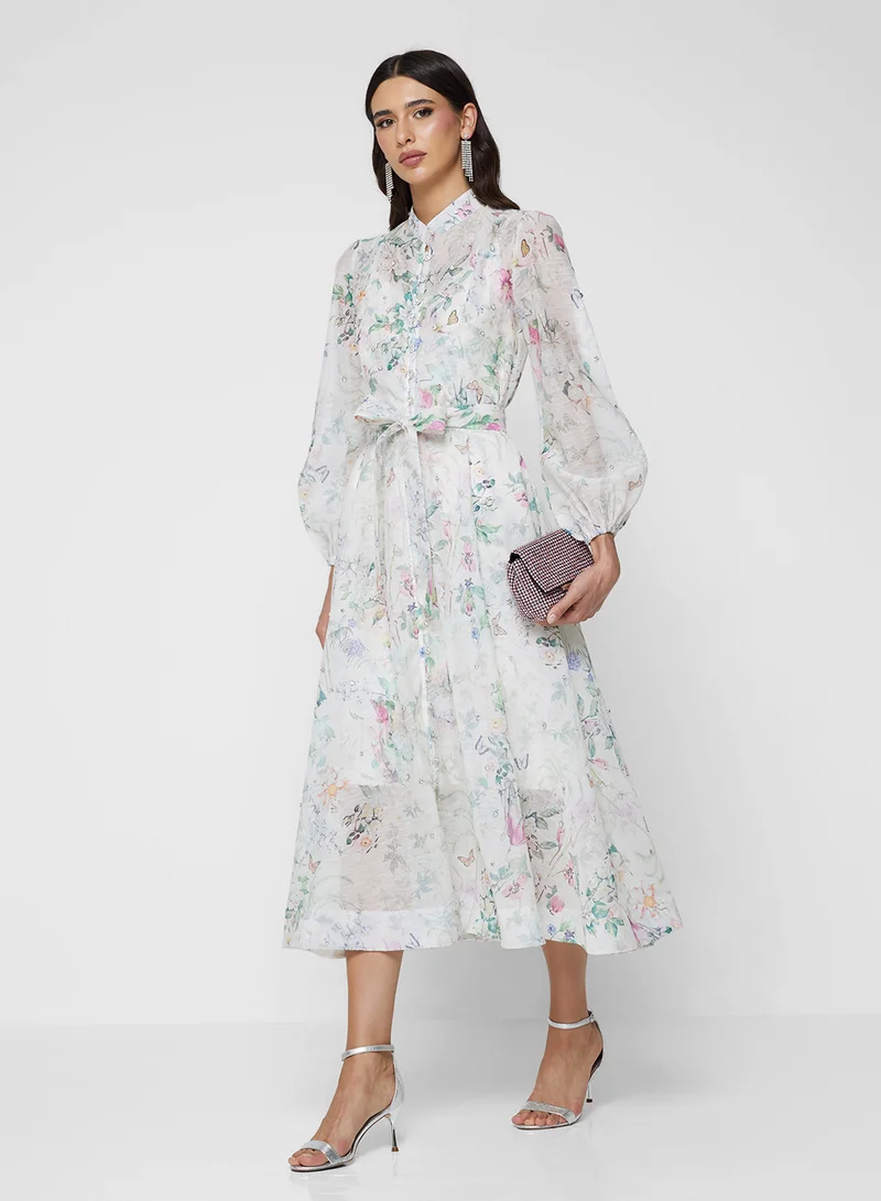 Khizana Floral Print Dress