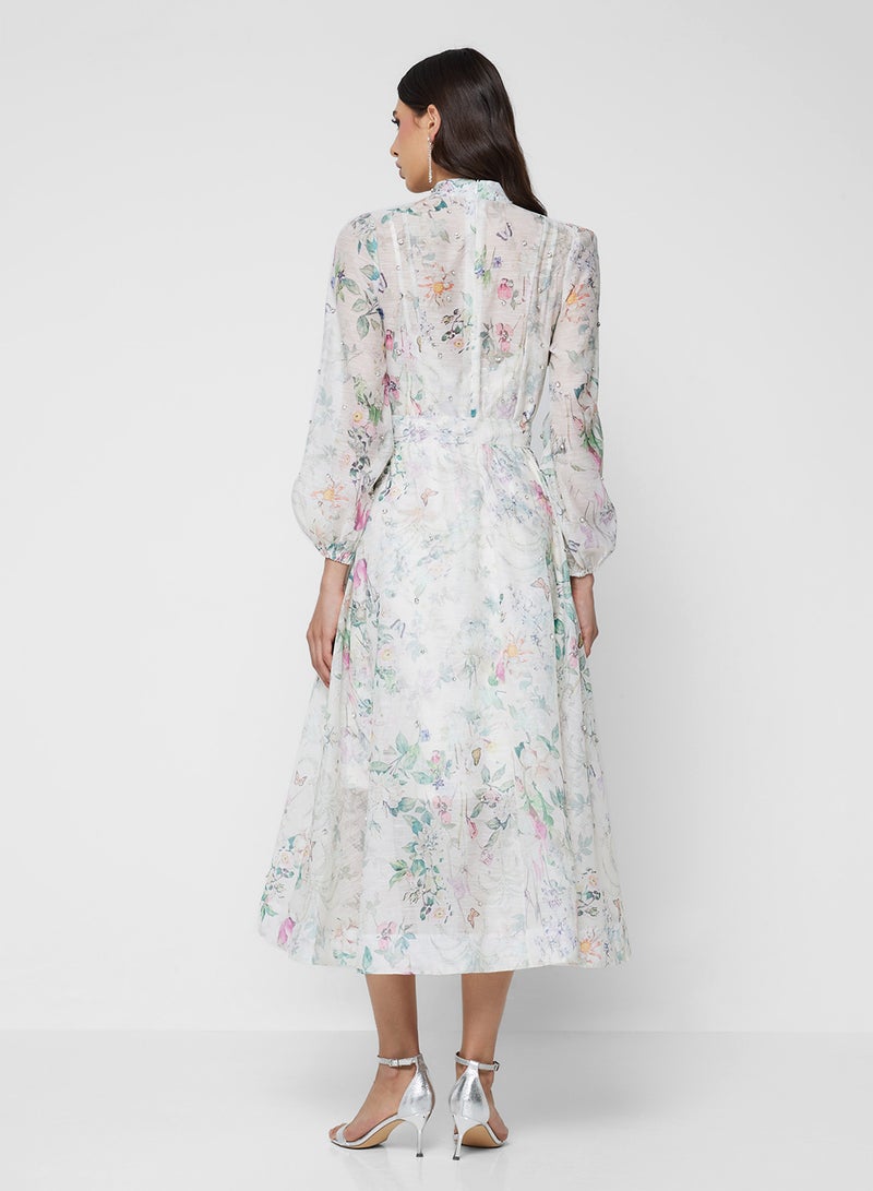 Khizana Floral Print Dress - Image 2