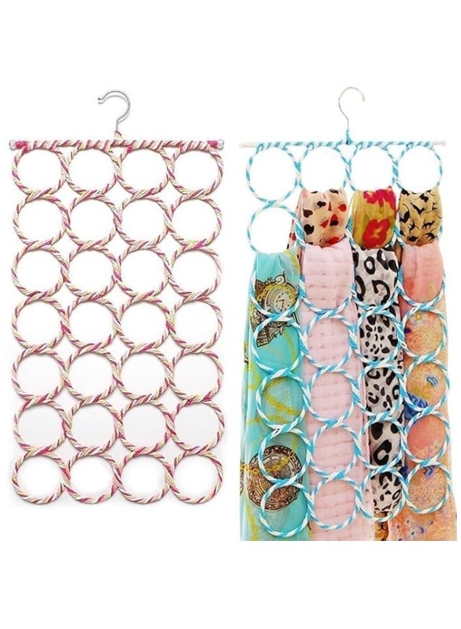 FALMER 28 Slots Scarf Organizer (Random Color) - Image 5