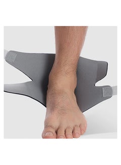 Y&D Adjustable Ankle Brace, Breathable Bandages Protectors Guards, Sleeve for Plantar Fasciitis, Tendinitis, Sprain, Swelling, Sports (Gray, S)  - Image 4